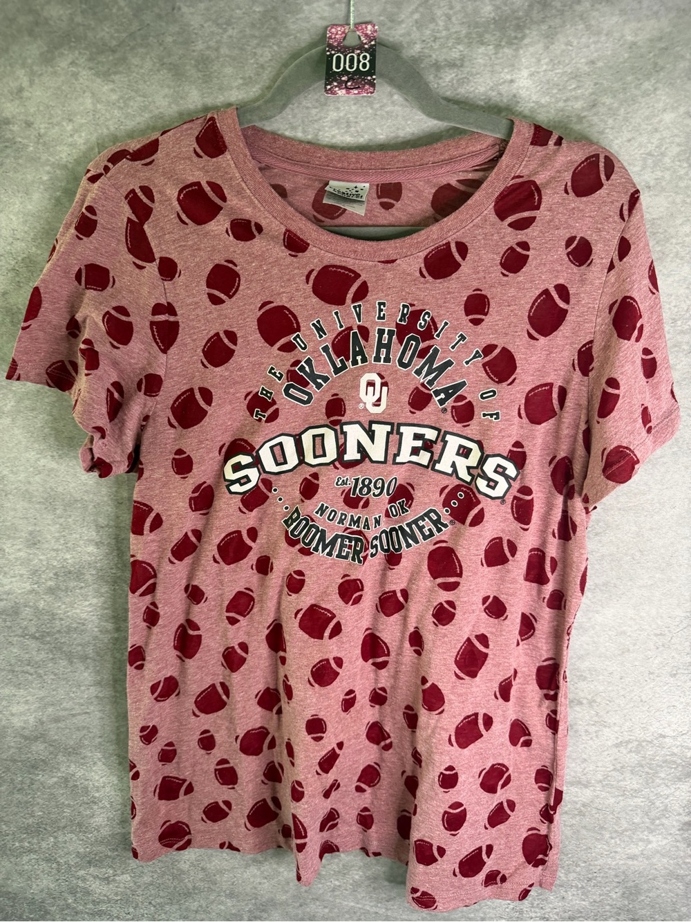 University of Oklahoma Sooners Crimson Graphic Tee